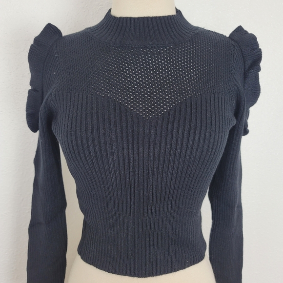 5/$30 Long Sleeve Knit W/Ruffle Detail - Picture 2 of 11